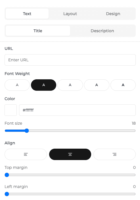 Link Editor Interface
